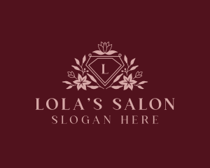 Flower Garden Spa logo design