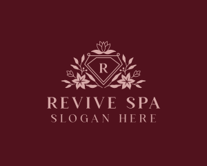 Flower Garden Spa logo design