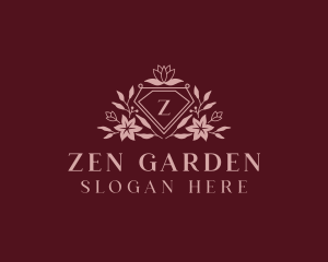 Flower Garden Spa logo design