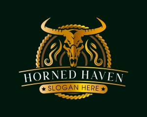 Bull Horn Ranch logo design