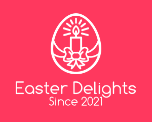 Easter Candle Gift logo design