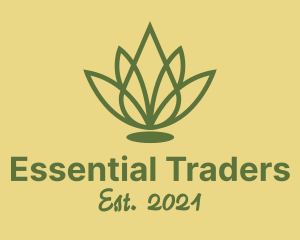 Essential Oil Palm logo design