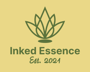 Essential Oil Palm logo design