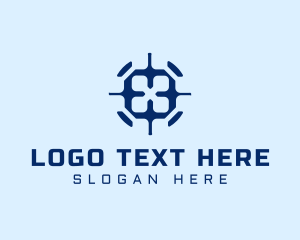 Digital Technology Target Logo