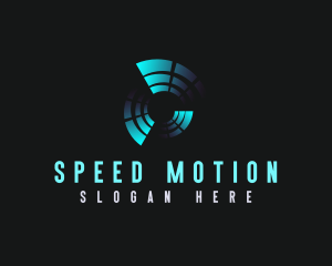 Tech Motion Artificial Intelligence logo design