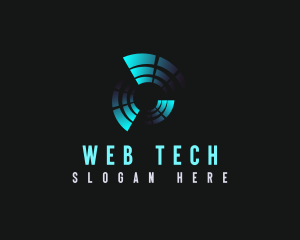 Tech Motion Artificial Intelligence logo design