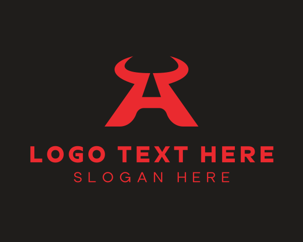 Bull Fighter logo example 4