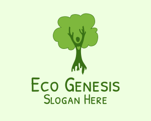 Nature Tree Environmental logo design