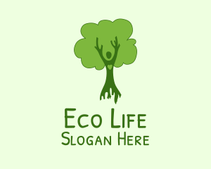 Nature Tree Environmental logo design