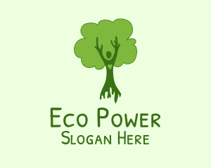 Nature Tree Environmental logo design