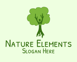 Nature Tree Environmental logo design