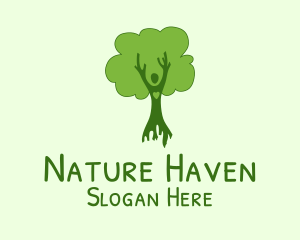 Nature Tree Environmental logo design