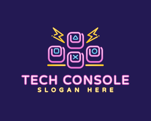 Neon Gaming Console logo