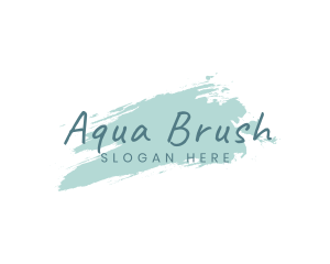 Brush Stroke Beauty logo design