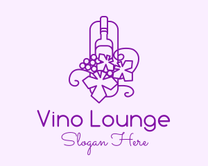 Wine Grapes Vineyard logo