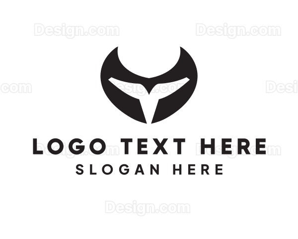 Cow Bull Horns Logo