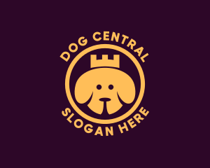 Dog Crown Royalty logo design