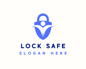Security Lock Person logo