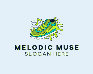 Splash Music Sneaker logo design