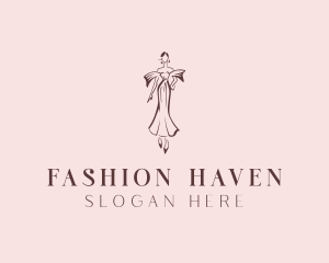 Gown Fashion Stylist logo design