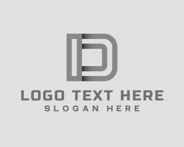 Letter D logo example 4