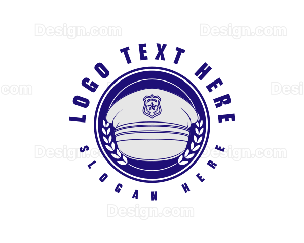 Police Officer Hat Logo
