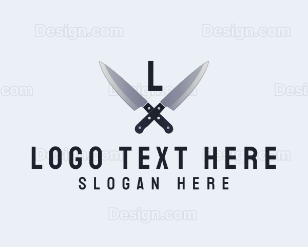 Kitchen Chef Knife Logo