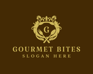 Premium Gourmet Restaurant logo design