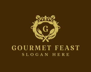 Premium Gourmet Restaurant logo design