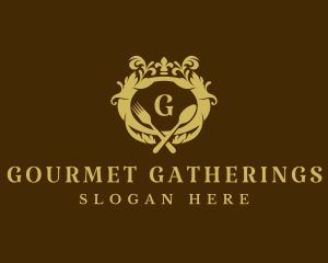 Premium Gourmet Restaurant logo design