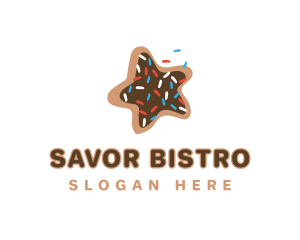 Star Cookie Snack logo design