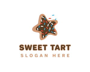 Star Cookie Snack logo design