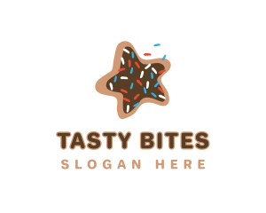 Star Cookie Snack logo design