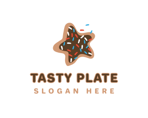 Star Cookie Snack logo design