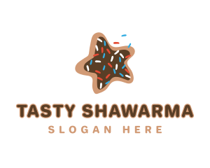 Star Cookie Snack logo design