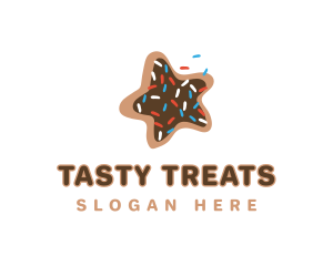 Star Cookie Snack logo design