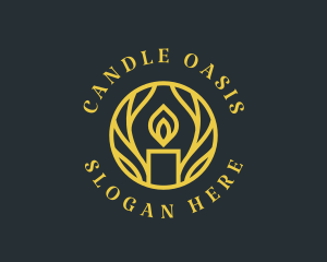 Aroma Candle Flame  logo