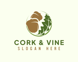 Acorn Leaf Farm logo design