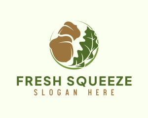 Acorn Leaf Farm logo design