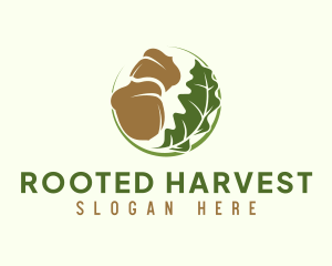 Acorn Leaf Farm logo design