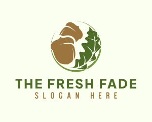 Acorn Leaf Farm logo design