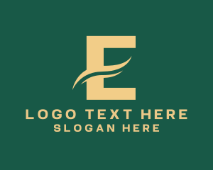 Elegant Generic Letter E logo