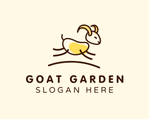 Goat Farm Animal  logo
