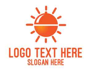 Orange Sun Cloche  logo