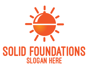 Orange Sun Cloche  logo