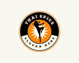 Karate Sports Athlete logo design