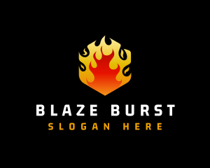 Fire Heat Element  logo design