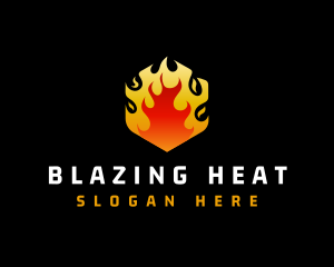 Fire Heat Element  logo design