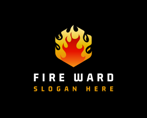 Fire Heat Element  logo design