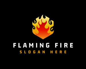 Fire Heat Element  logo design